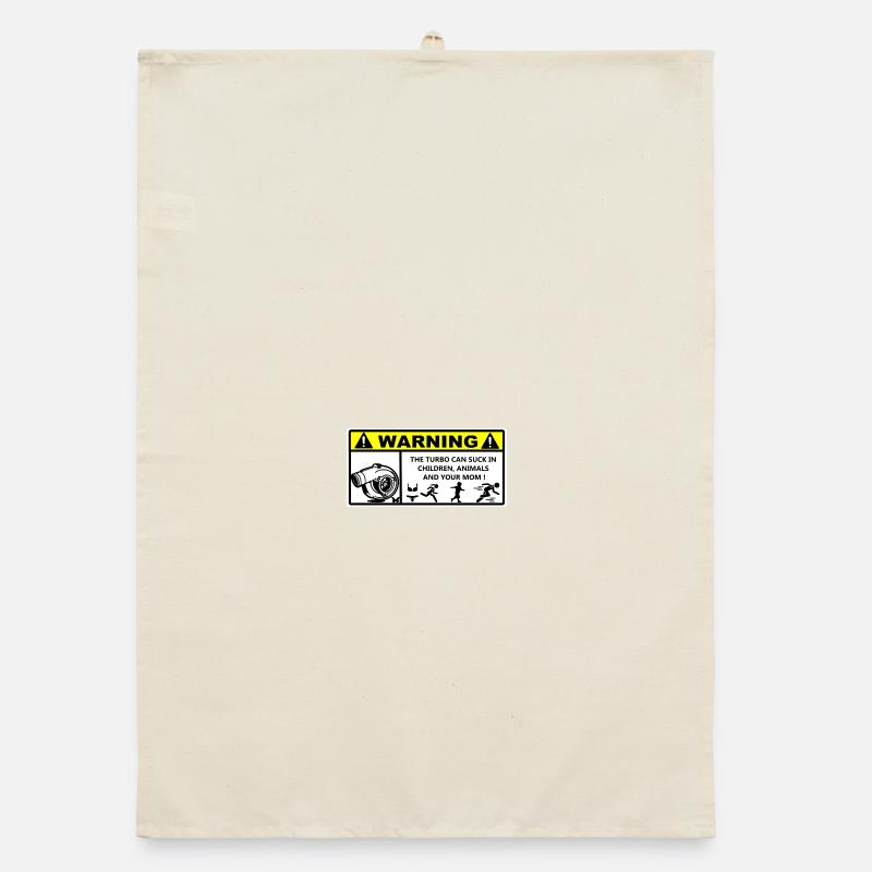 Turbo Race Warning Organic dish towel