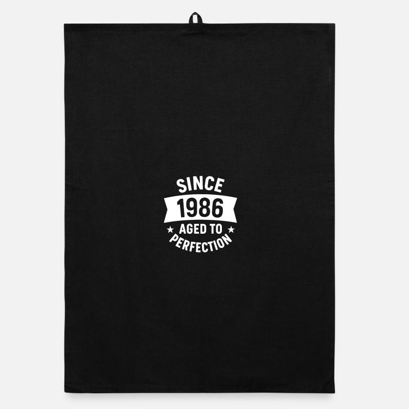 1986 - 40 ans cadeau de pull ou de chemise Torchon bio