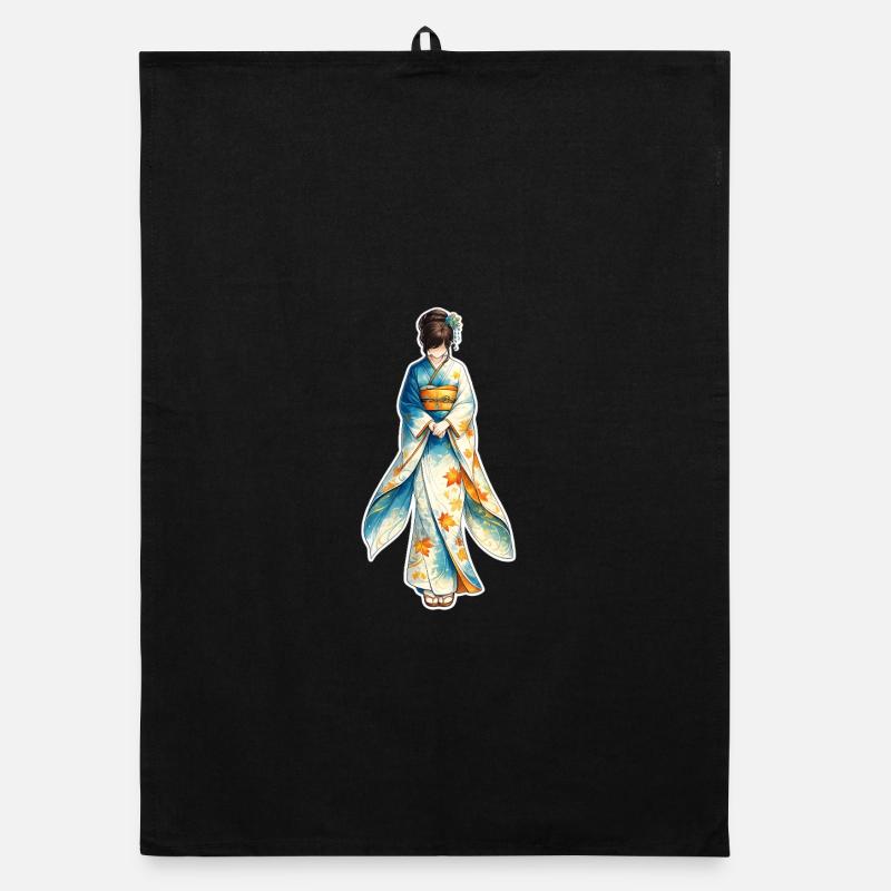 Kimono . 1 . AI generated Organic dish towel