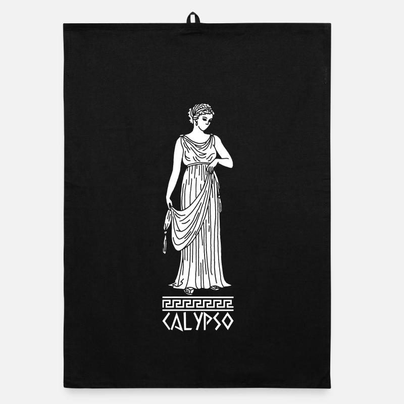 Calypso (white) Organic dish towel