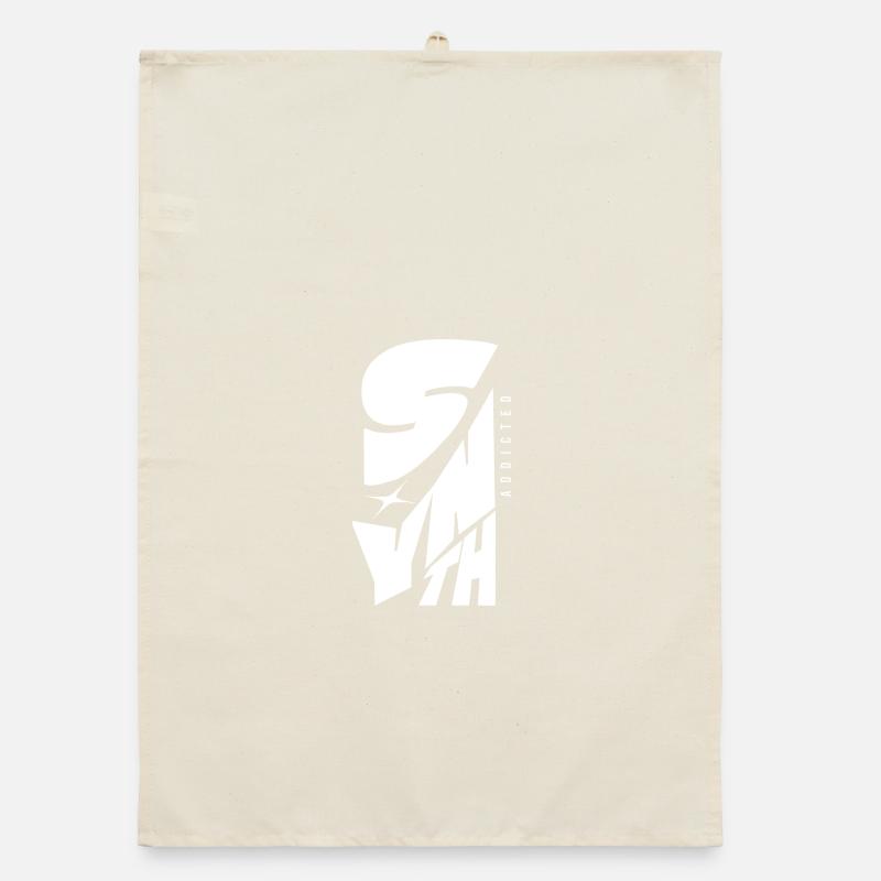 Synth Addicted Synthesizer Modular Organic dish towel