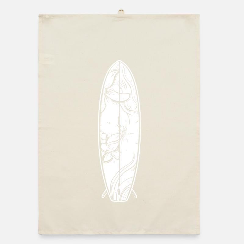 planche de surf de dessin animé Torchon bio