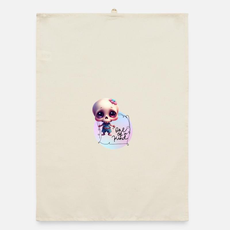 Skeleton "Unique" Organic dish towel