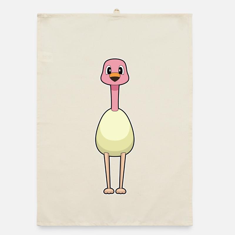 Flamingo Ei Organic Geschirrtuch