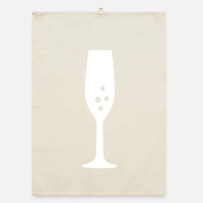 Glass Gift Christmas Organic dish towel
