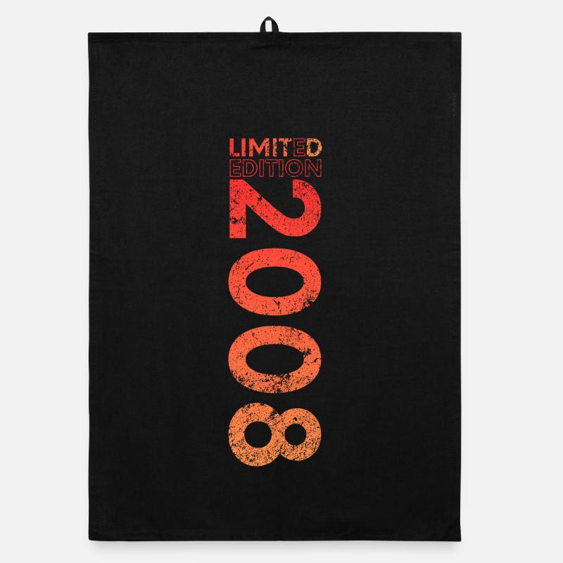 Édition limitée cadeau pour le 18e anniversaire 2008 Torchon bio