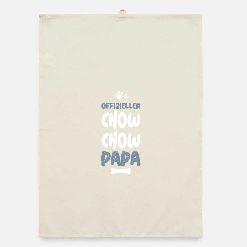 Official Chow Chow Papa Organic dish towel