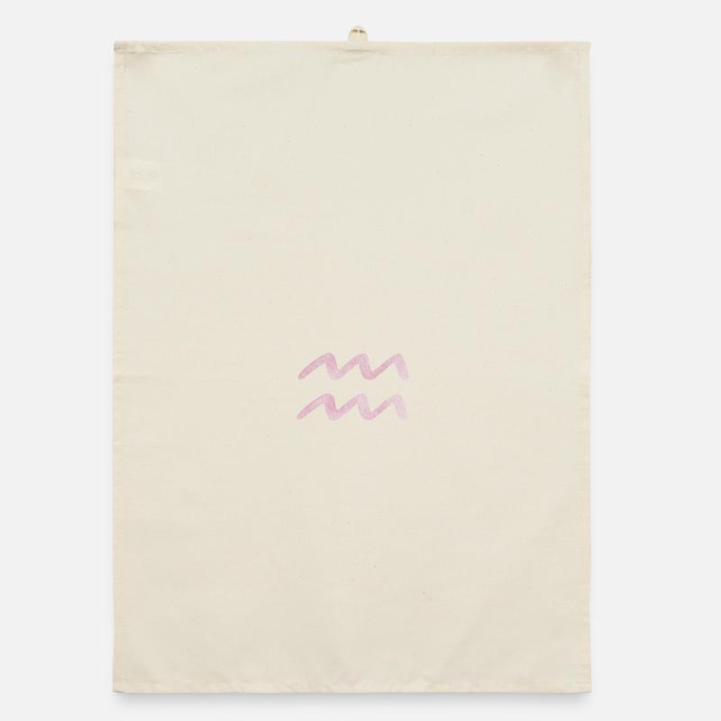 Wassermann Sternzeichen Organic Geschirrtuch