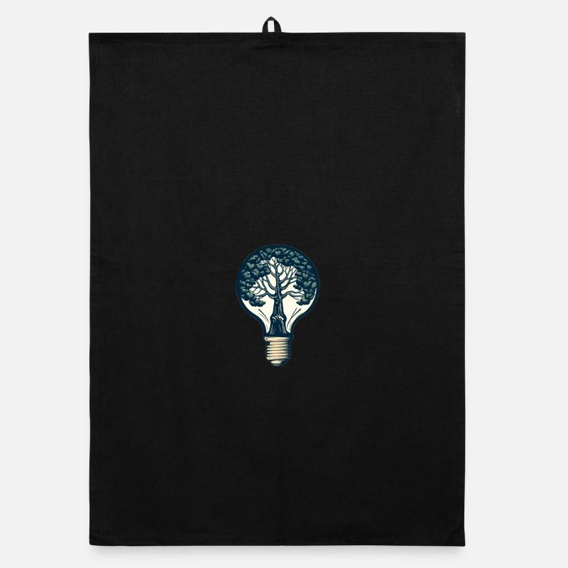 L’arbre dans la lampe Torchon bio