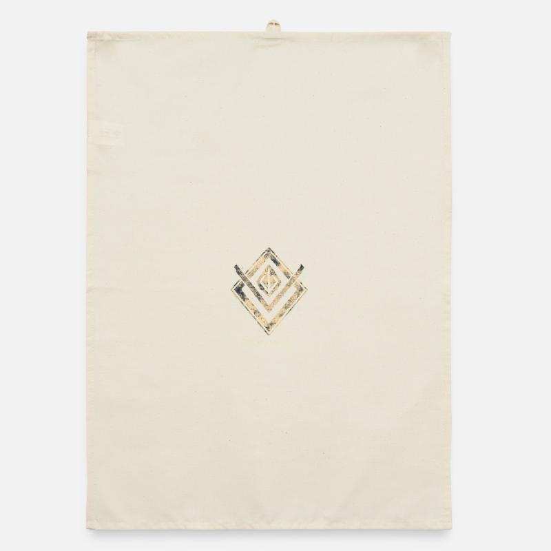 Bold Diamond Emblem Organic dish towel