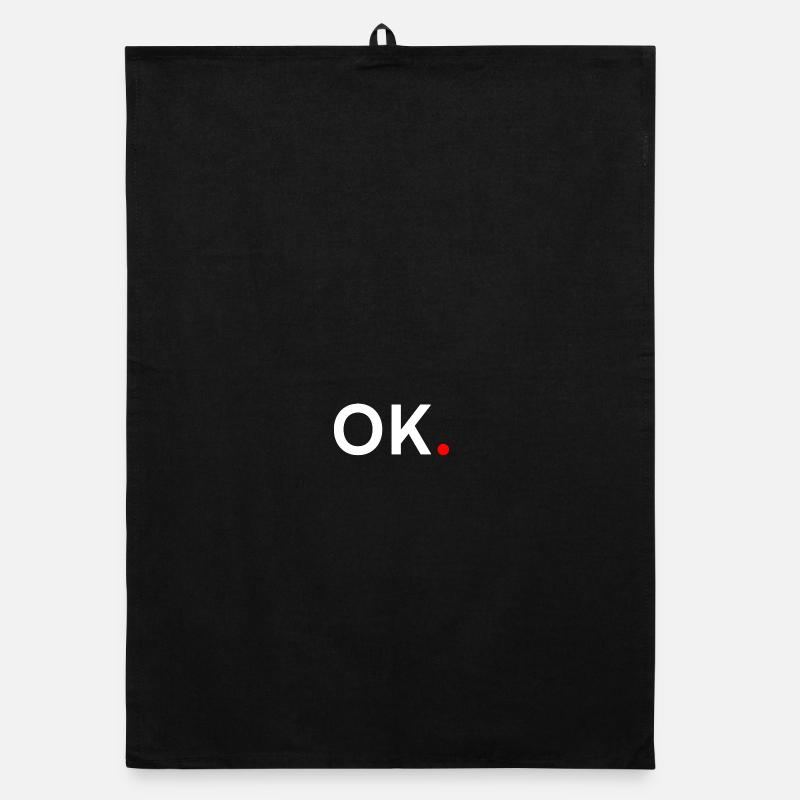 OK. Expression Minimaliste Tendance Torchon bio