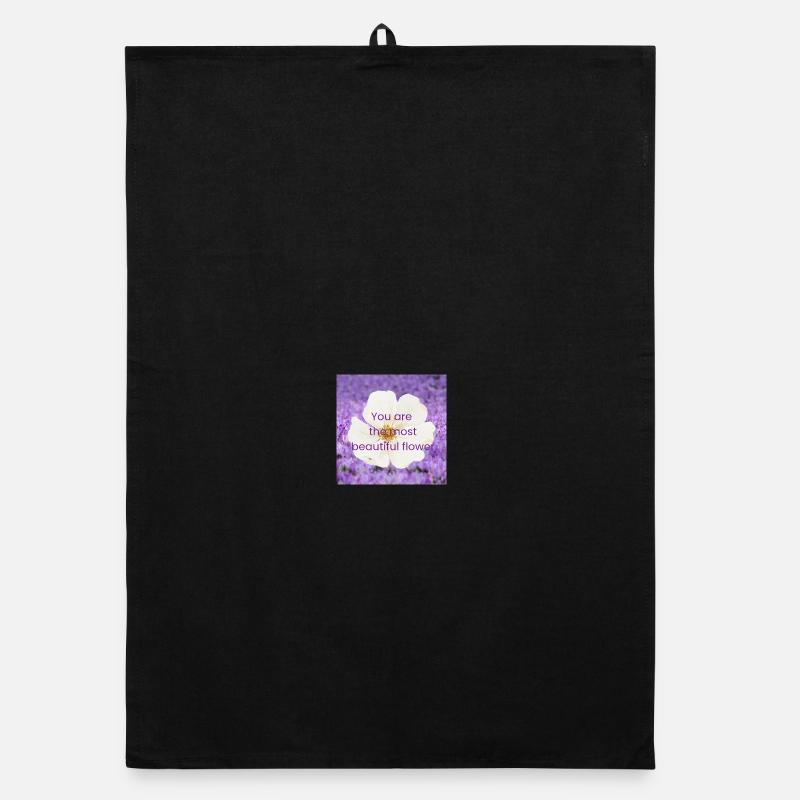 La plus belle fleur, c’est toi Torchon bio