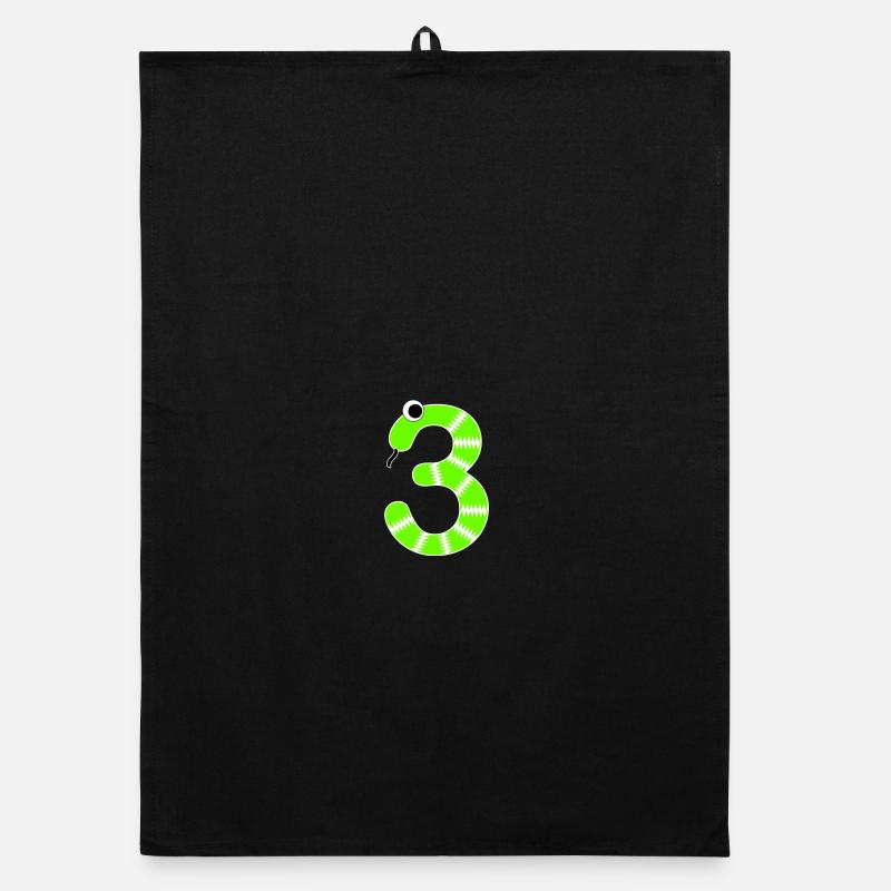 Numéro 3 Snake Kids Torchon bio
