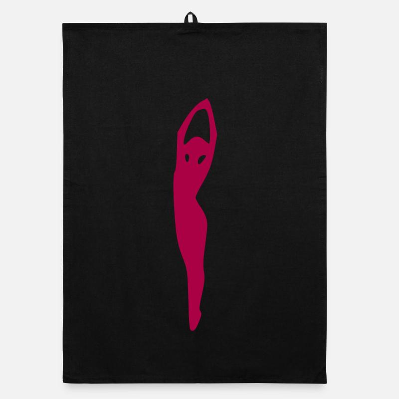 Tanz tanzen Organic Geschirrtuch