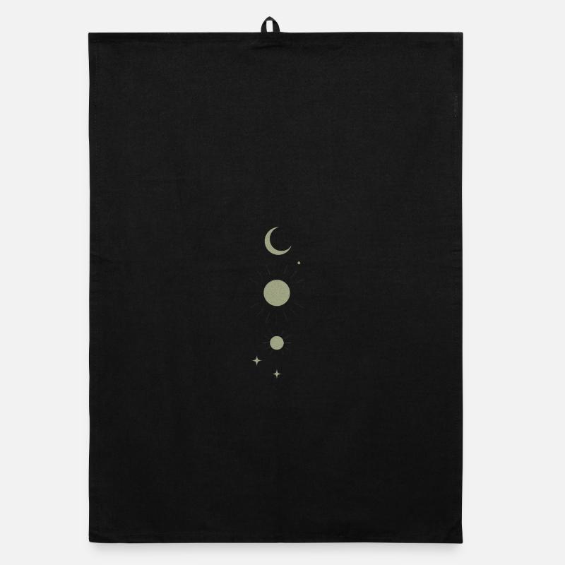 "Cosmic alignment" Organic dish towel