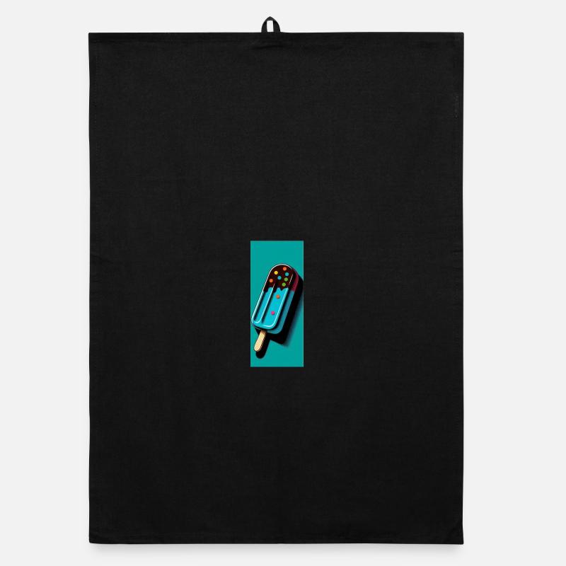 Glace sur le Style Popsicle Pop Art I Torchon bio