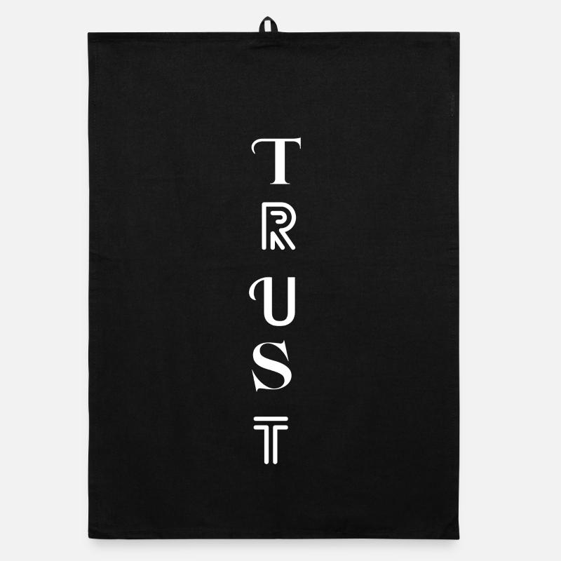 TRUST – Vertraue deinem Weg Organic Geschirrtuch
