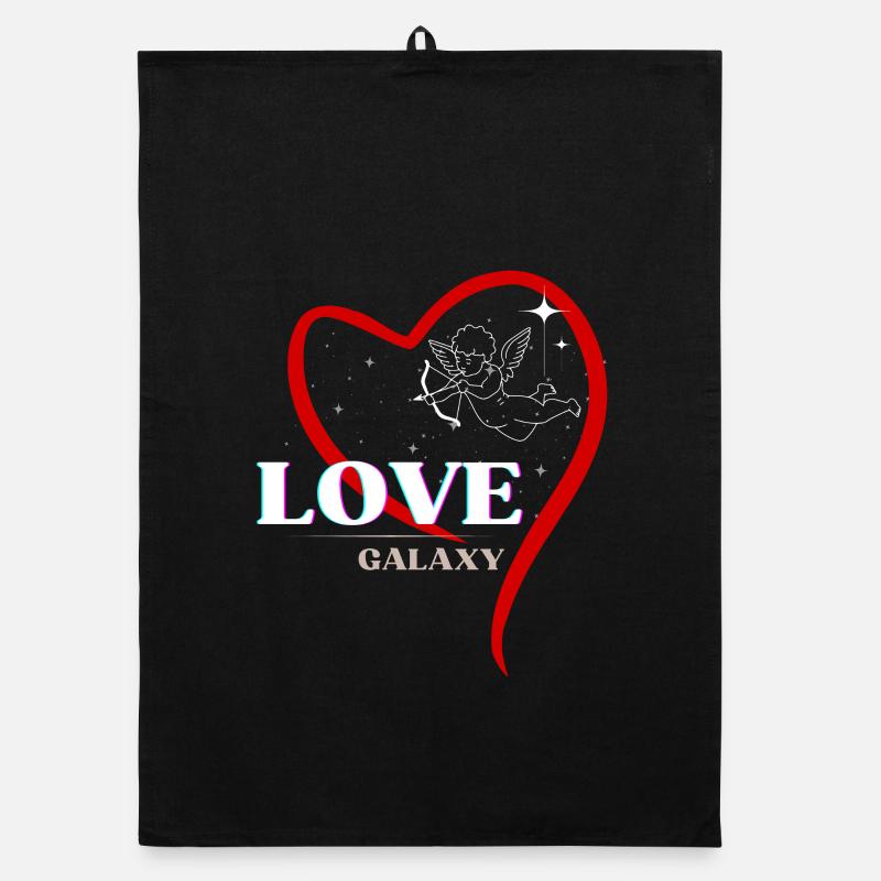 Amour Cosmique de Cupidon Torchon bio