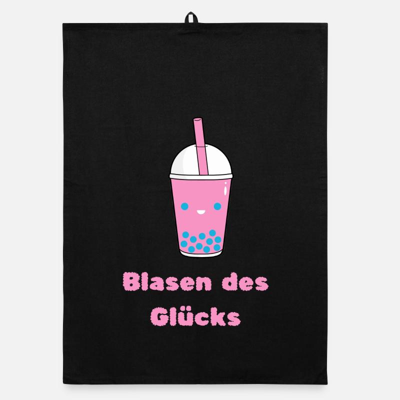 Blasen des Glücks Organic Geschirrtuch