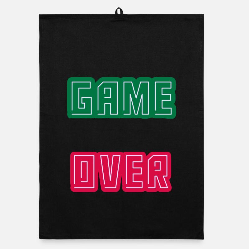 Game Over, Completion Level Unlocked Organic dish towel