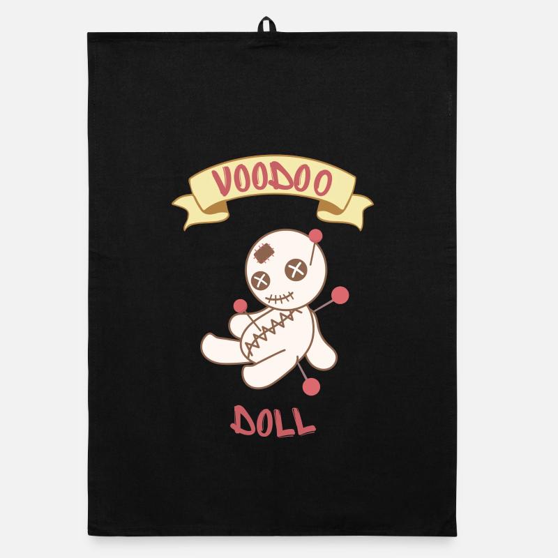 voodoo voodoo voodoo doll Organic dish towel