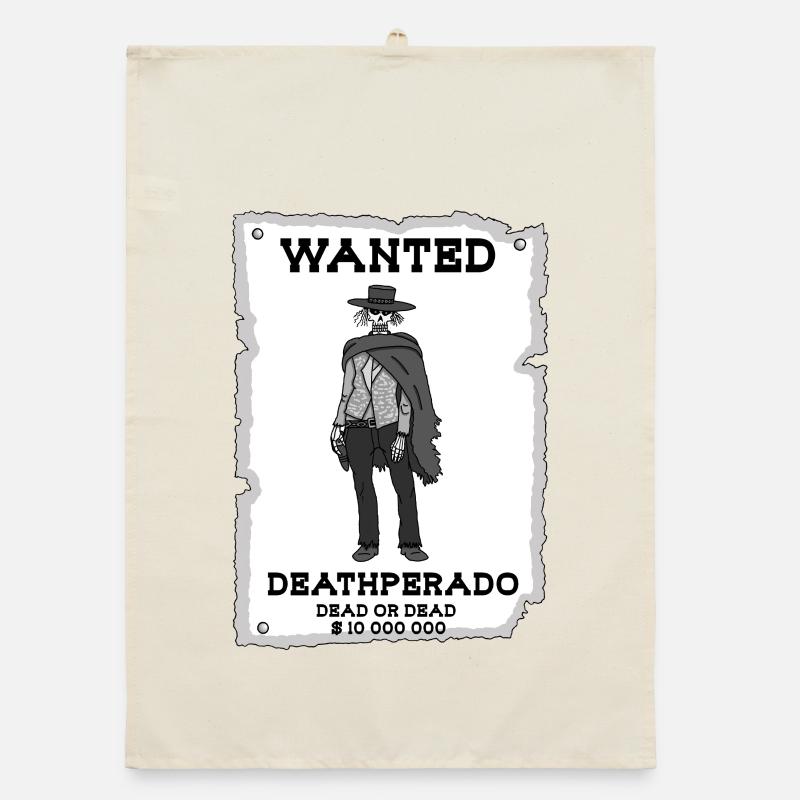 Cowboy squelette Torchon bio