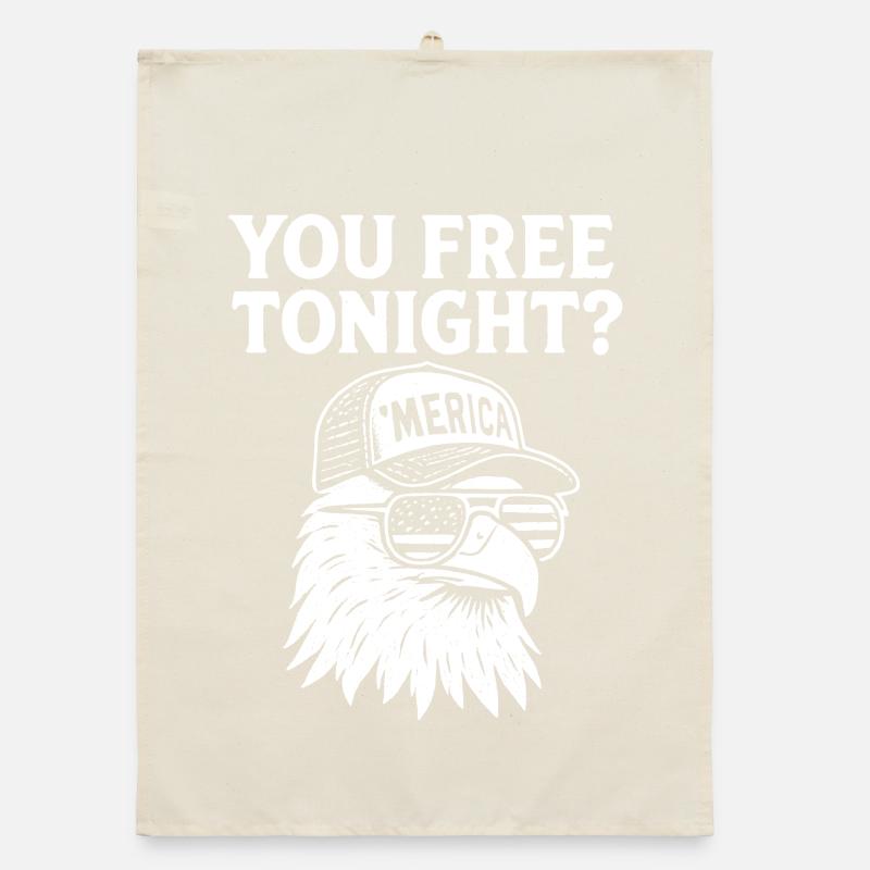 Tu es libre ce soir, Eagle, 4 juillet Torchon bio