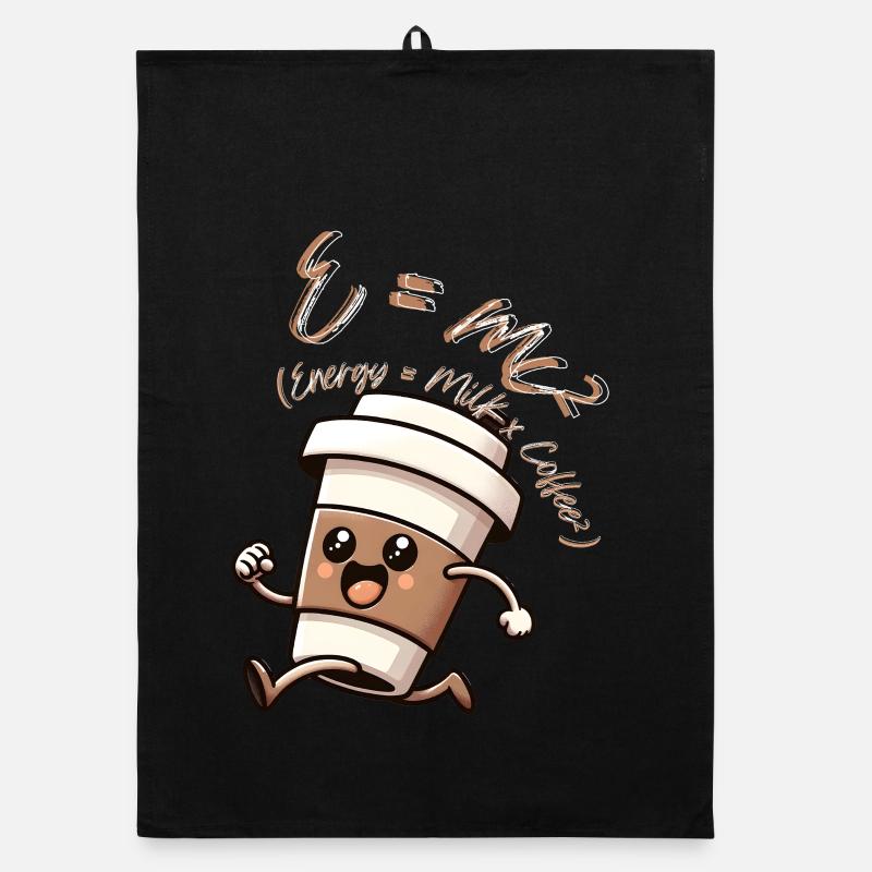 E-mc2 - Organic dish towel - black
