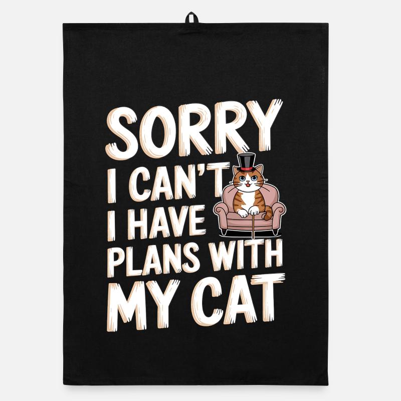 Désolé, je ne peux pas avoir de plans avec mon chat Torchon bio