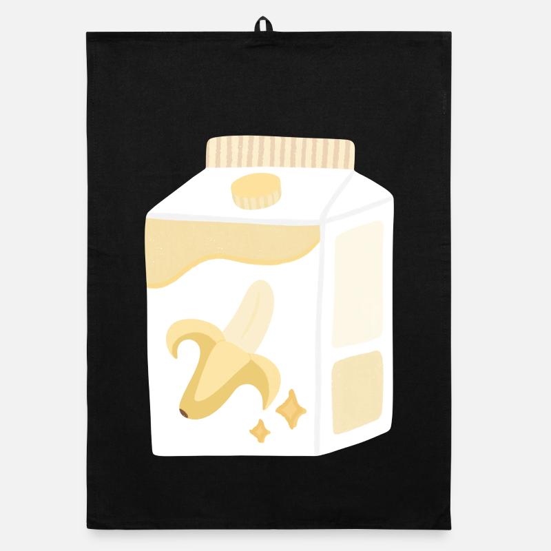 Bananenmilch Karton Organic Geschirrtuch