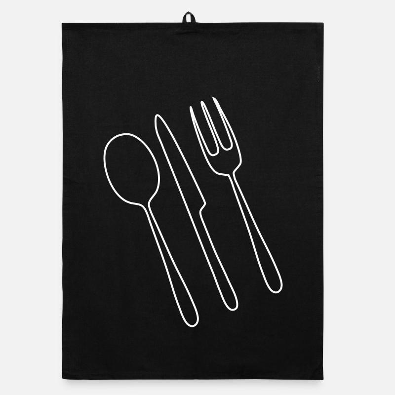 Couverts Fourchette Cuillère Torchon bio