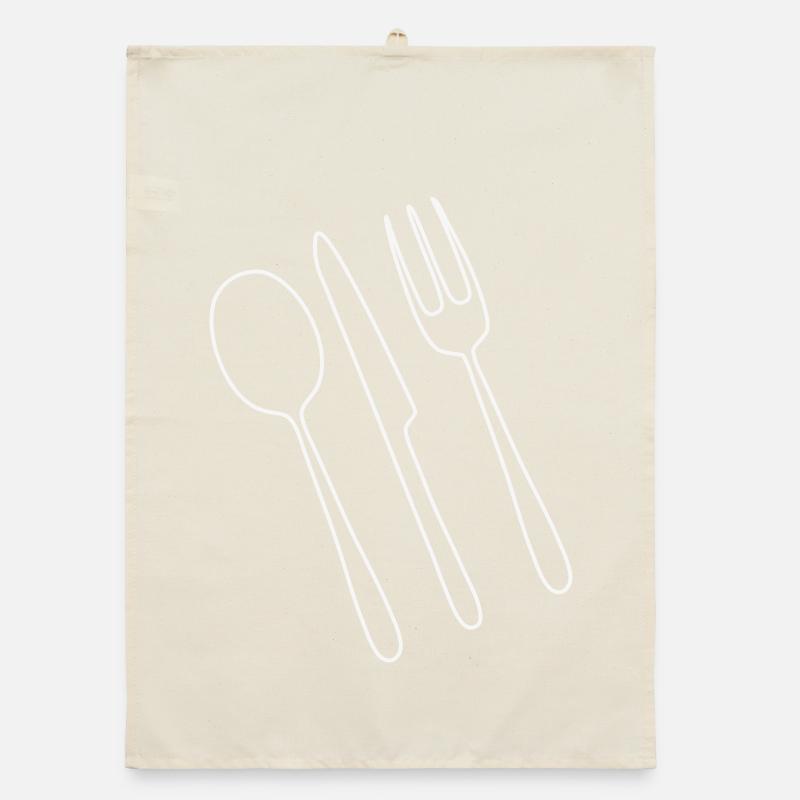 Couverts Fourchette Cuillère Torchon bio