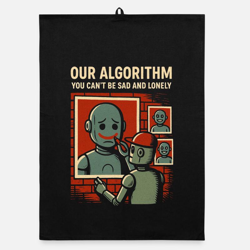 Unser Algorithmus-Shirt für Programmierer und Creators Organic Geschirrtuch