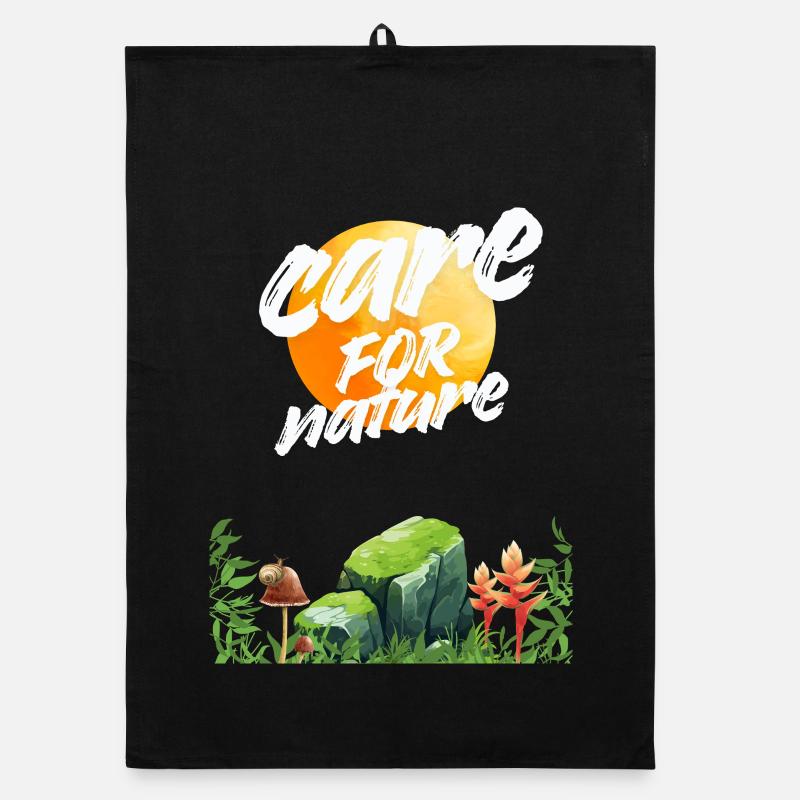 Care for Nature Sunlit Scene Organic dish towel