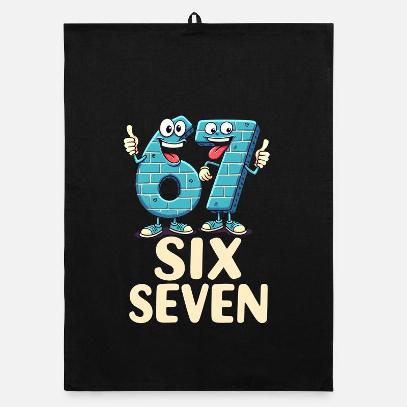 US Flag 67 Memes Six Seven Torchon bio