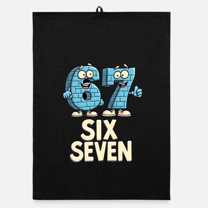 US Flag 67 Memes Six Seven Torchon bio