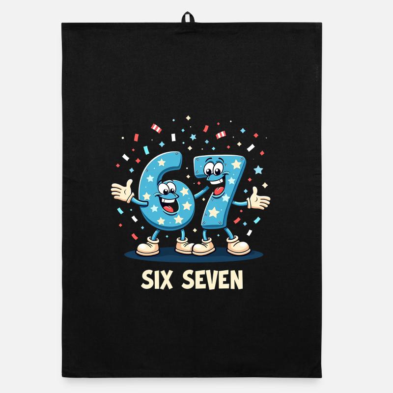 US Flag 67 Memes Six Seven Torchon bio