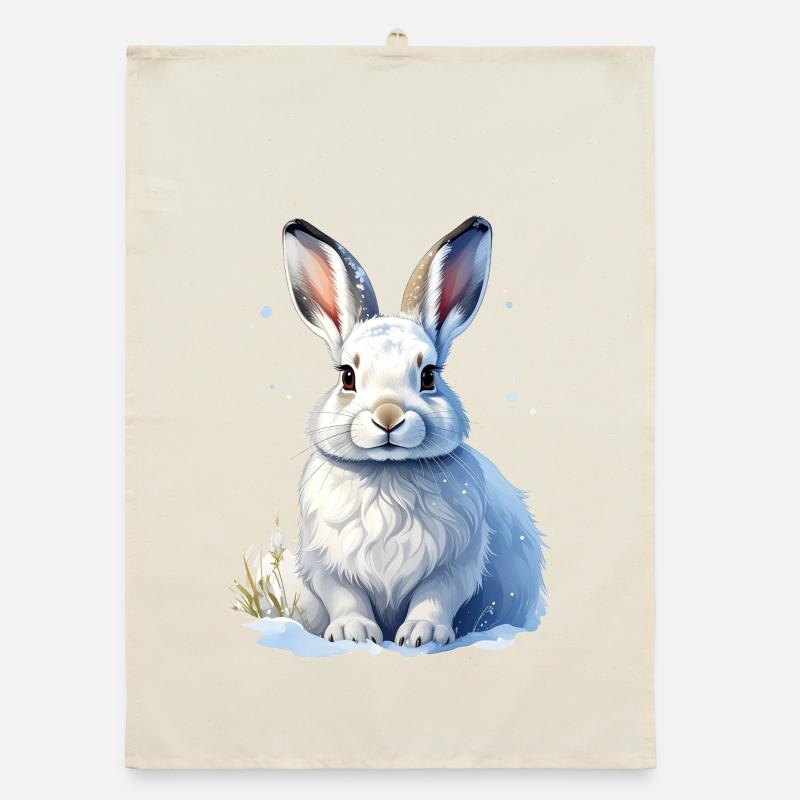 mountain hare Organic dish towel