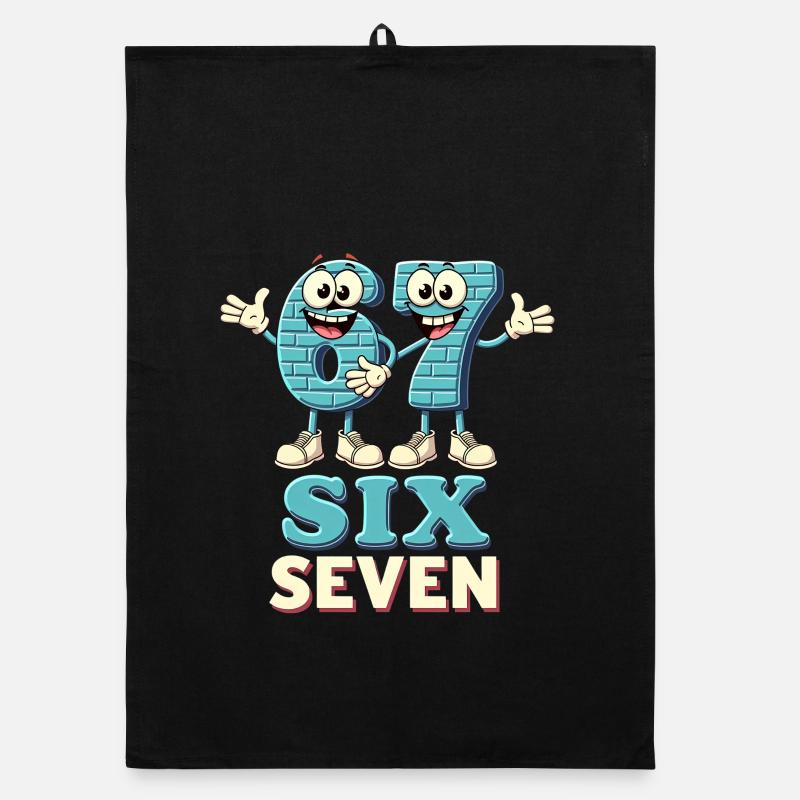 US Flag 67 Memes Six Seven Torchon bio