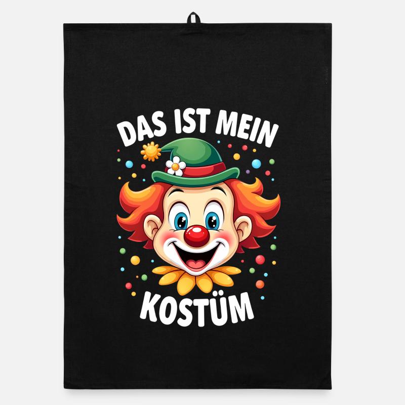 Déguisement de clown de carnaval Carnaval Carnaval Torchon bio