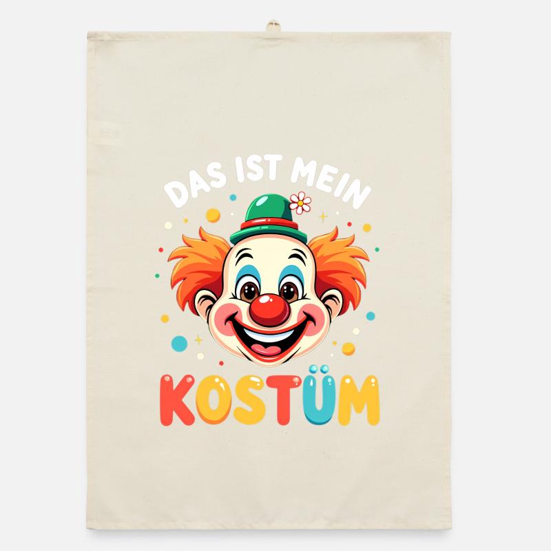 Déguisement de clown de carnaval Carnaval Carnaval Torchon bio