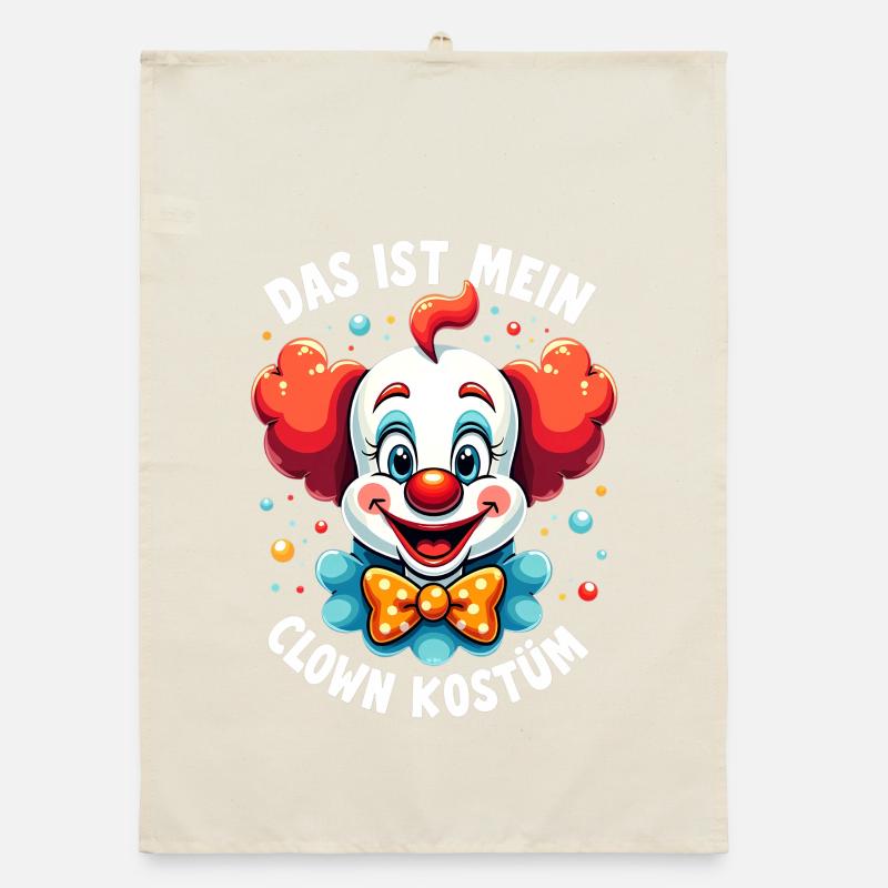 Déguisement de clown de carnaval Carnaval Carnaval Torchon bio