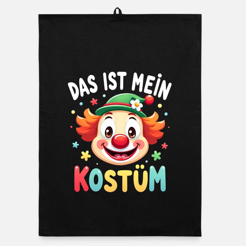 Déguisement de clown de carnaval Carnaval Carnaval Torchon bio