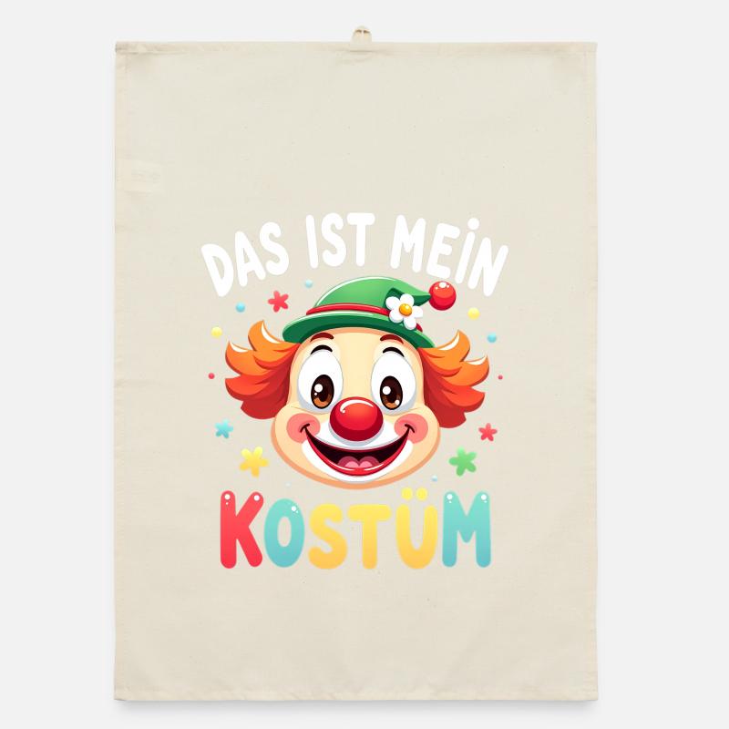 Déguisement de clown de carnaval Carnaval Carnaval Torchon bio