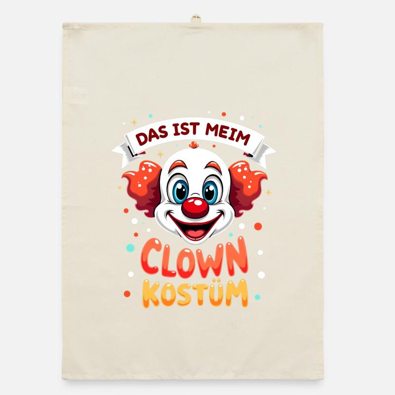 Déguisement de clown de carnaval Carnaval Carnaval Torchon bio