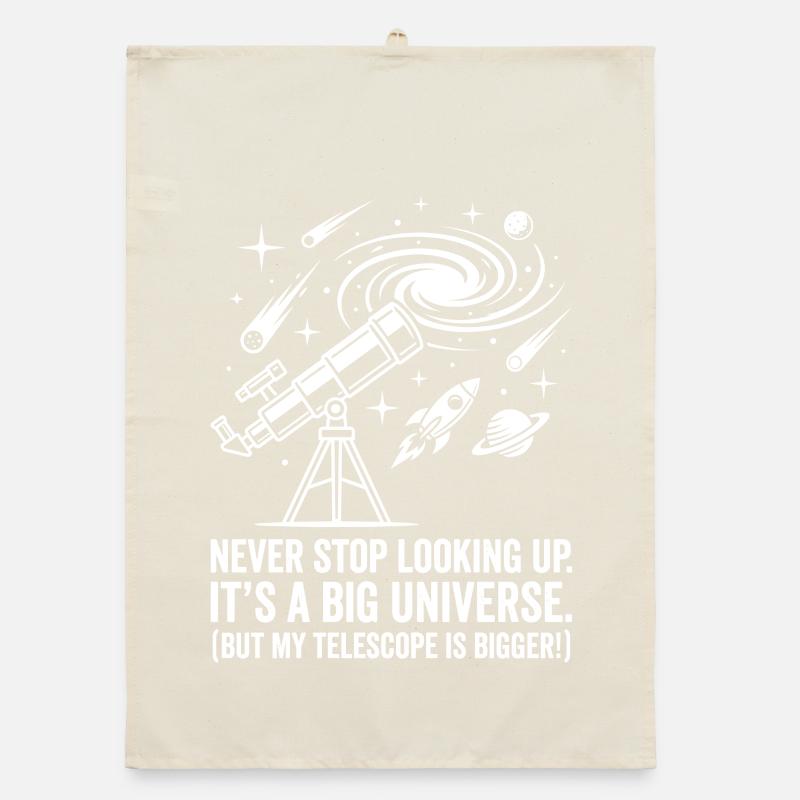 Teleskopträume im weiten Kosmos Organic Geschirrtuch