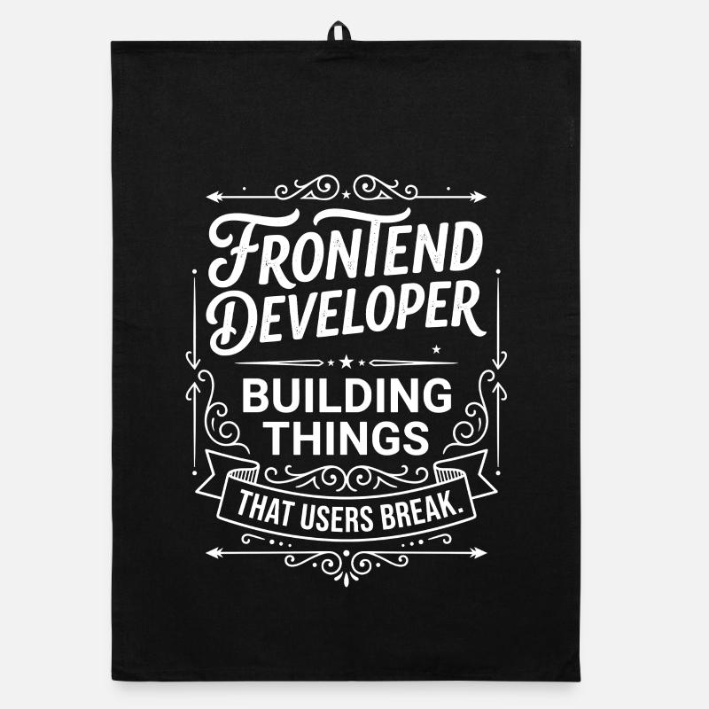Le développeur frontend construit des choses Torchon bio