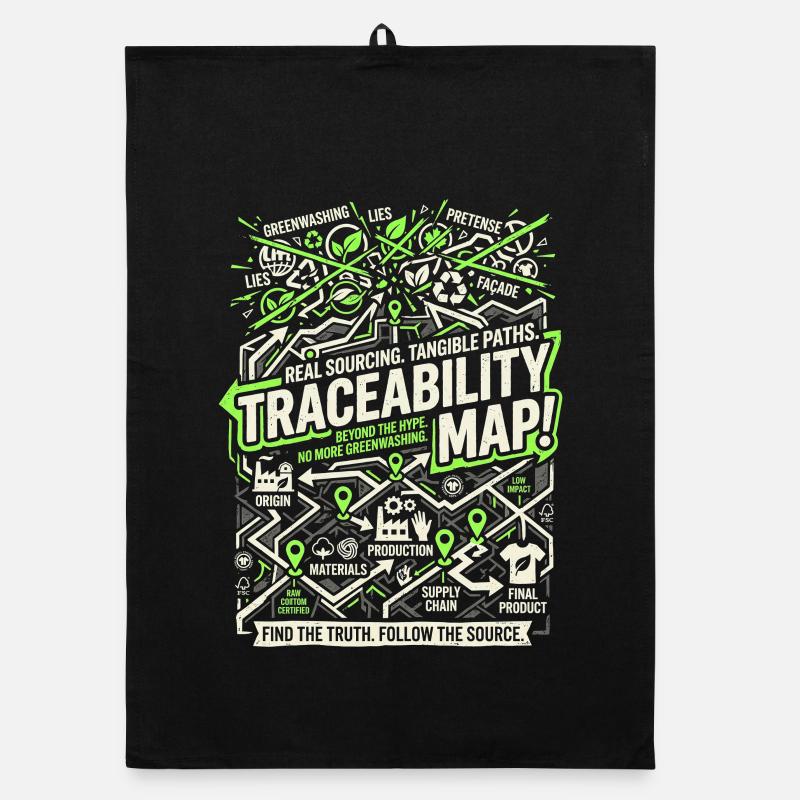 Traceability Map Organic dish towel