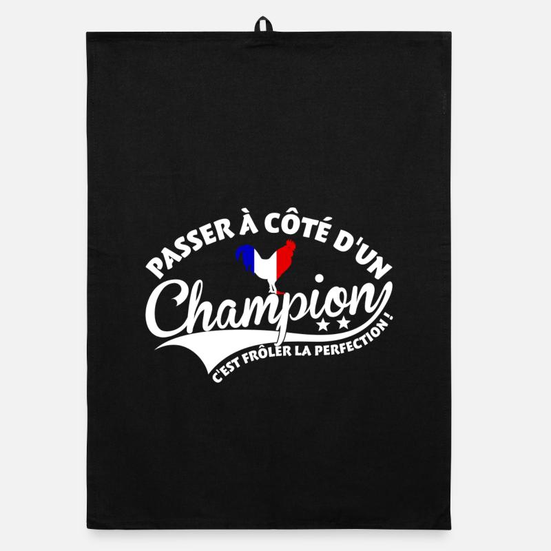 Champion Perfection - Torchon bio - noir