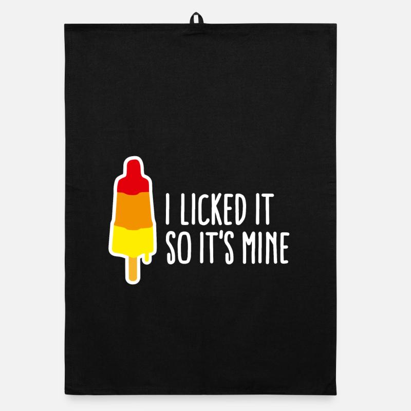 I licked it so it's mine lécher popsicle vilain Torchon bio